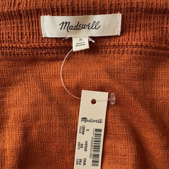 Madewell Crosshatch Tie-Strap Tank Top size S - Picture 8 of 10